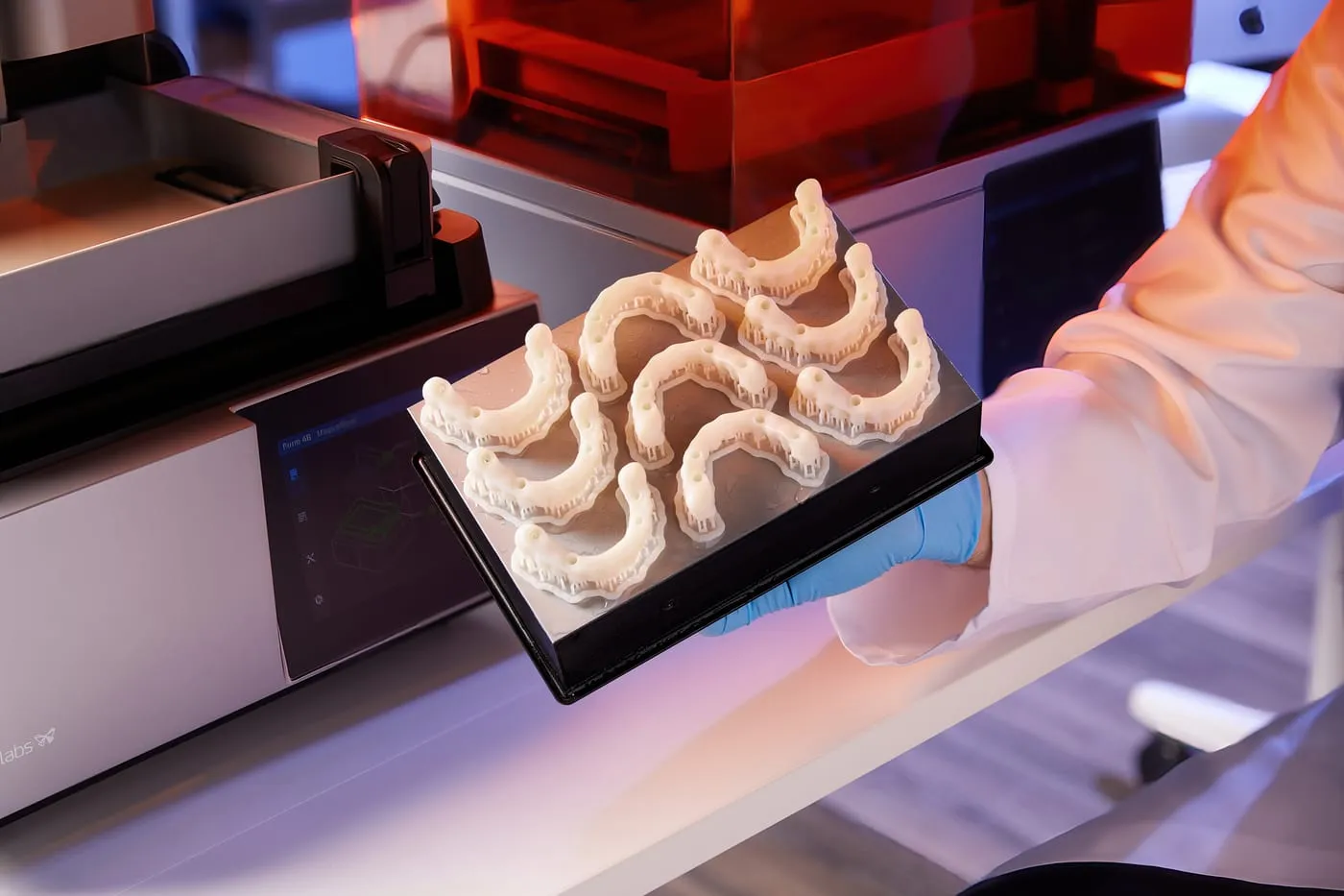 Piezas dentales impresas en 3D